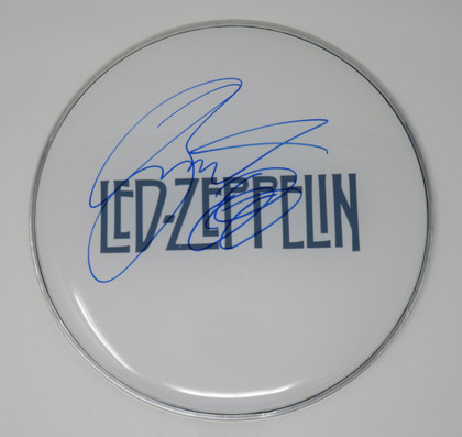 Led Zeppelin Signed Drumhead