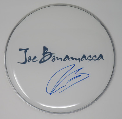 Joe Bonamassa Signed Drumhead