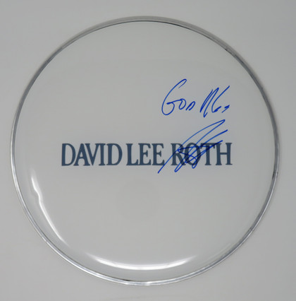 David Lee Roth Band Signed Drumhead