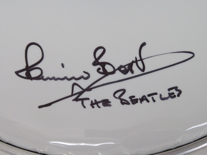 The Beatles Signed Drumhead (White)