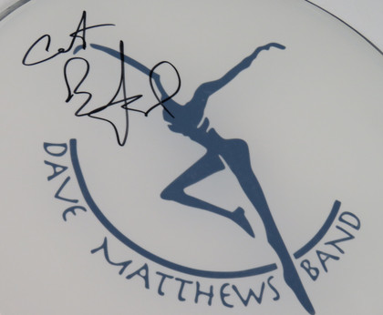 Carter Beauford Signed Drumhead