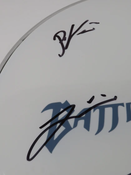 Battle Beast Signed Drumhead