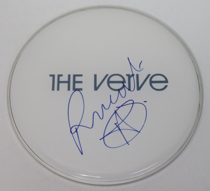 The Verve Signed Drumhead