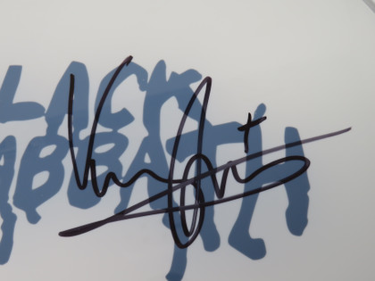 Black Sabbath Signed Drumhead