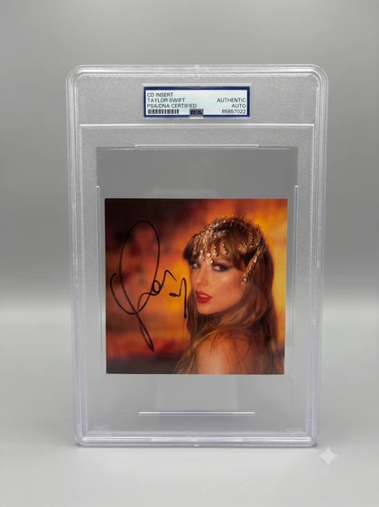PSA DNA Slabbed The Life of a Showgirl CD + Hand Signed Photo 1