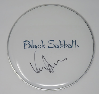 Black Sabbath Signed Drumhead