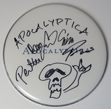 Apocalyptica Signed Drumhead