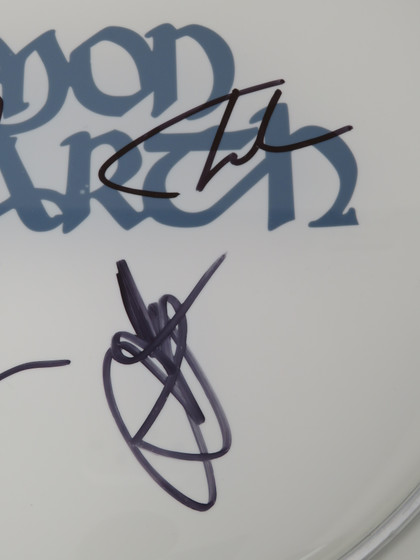 Amon Amarth Signed Drumhead