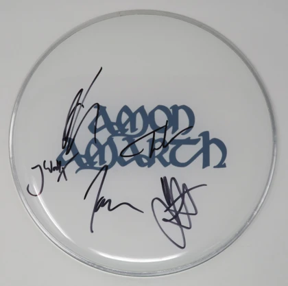 Amon Amarth Signed Drumhead