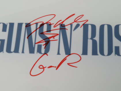 Steven Adler Signed Guns N' Roses Drumhead