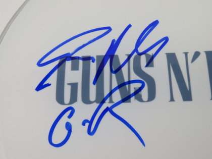 Steven Adler Signed Guns N' Roses Drumhead