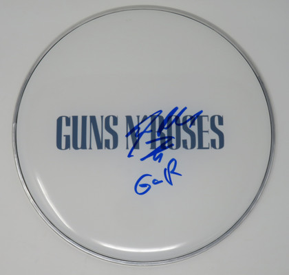 Steven Adler Signed Guns N' Roses Drumhead