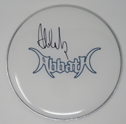 Abbath Signed Drumhead