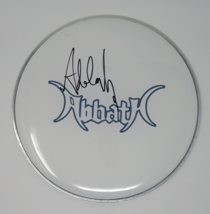 Abbath Signed Drumhead
