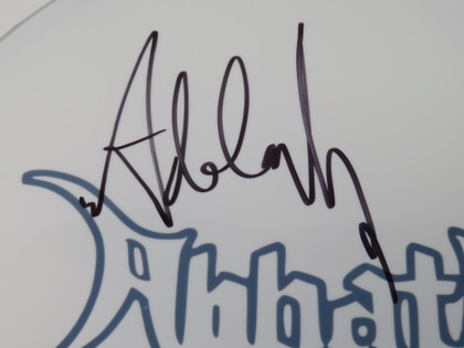 Abbath Signed Drumhead