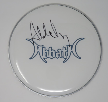 Abbath Signed Drumhead