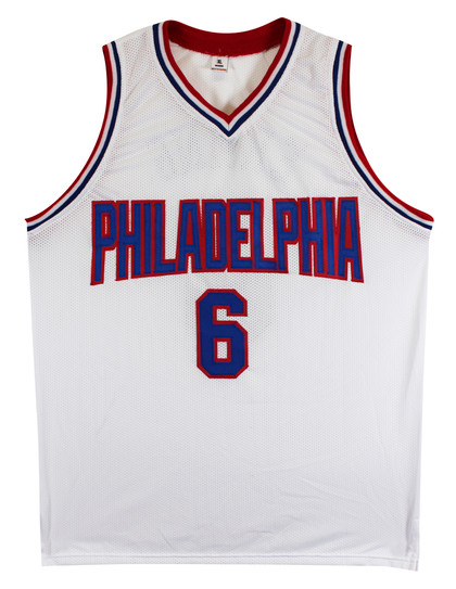 Julius "Dr. J" Erving Authentic Signed White Pro Style Jersey JSA Witness