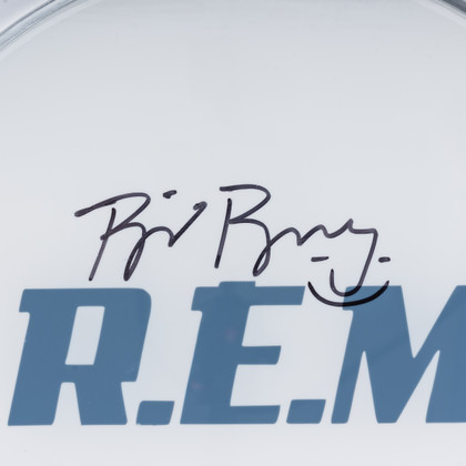 Bill Berry Signed Drumhead