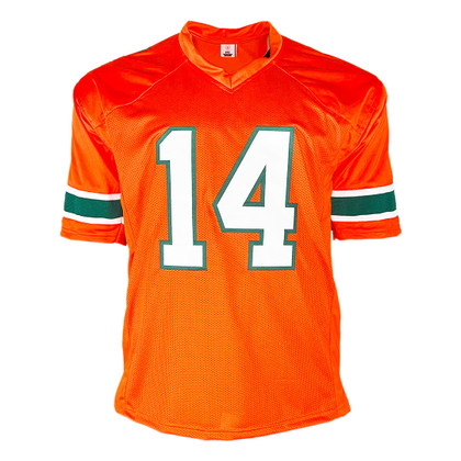 Vinny Testaverde Signed College-Edition Orange Football Jersey (JSA)