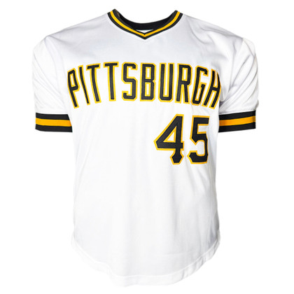 John Candelaria Signed 79 WSC - Candyman Inscription Pittsburgh White Baseball Jersey (JSA)