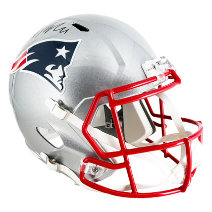 Malcolm Butler Signed New England Patriots Speed Full-Size Replica Football Helmet (JSA)