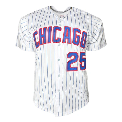 Rafael Palmeiro Signed Chicago Pinstripe Baseball Jersey (JSA)