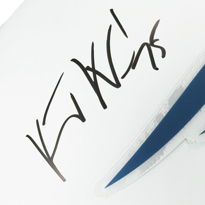 Vince Wilfork Signed New England Patriots Rivalries Speed Full-Size Replica Football Helmet (JSA)