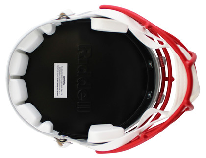 Patriots A.J. Brown Signed Full Size Speed Rep Helmet W/ Case BAS Witnessed