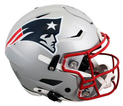 Patriots Rob Gronkowski Signed Speed Flex Full Size Helmet BAS Witnessed