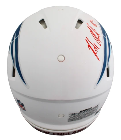 Patriots Rob Gronkowski Signed 2025 Rivalries F/S Speed Proline Helmet BAS Wit
