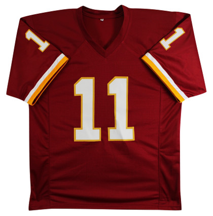 Mark Rypien "SB XXVI MVP" Signed Maroon Pro Style Jersey BAS Witnessed #WM63691