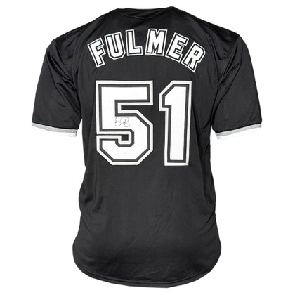 Carson Fulmer Signed Chicago Black Baseball Jersey (JSA)
