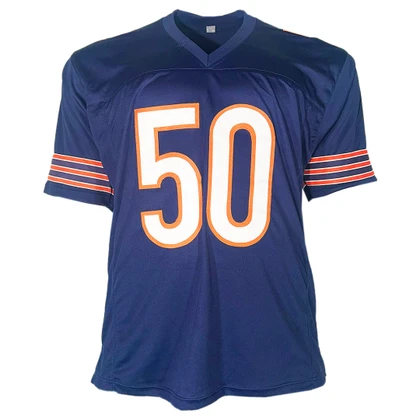 Mike Singletary Signed Chicago Navy Football Jersey (Beckett)