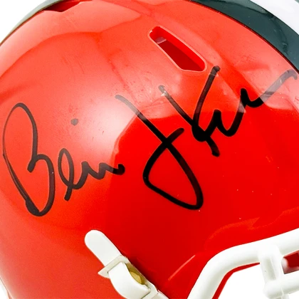 Bernie Kosar Signed Cleveland Browns Throwback 75-05 Speed Mini Football Helmet (JSA)