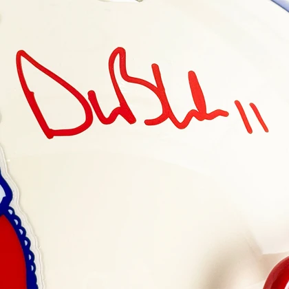 Drew Bledsoe Signed New England Patriots Retro Speed Full-Size Replica Football Helmet (JSA)