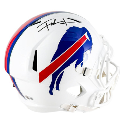Frank Gore Signed Buffalo Bills Speed Full-Size Replica Football Helmet (Beckett)
