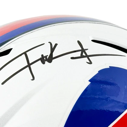 Frank Gore Signed Buffalo Bills Speed Full-Size Replica Football Helmet (Beckett)