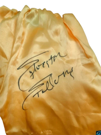 Sylvester Stallone Autographed ROCKY Boxing Trunks Shorts Authentic Signings