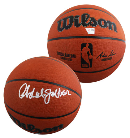 Kareem Abdul-Jabbar Signed Official Game Ball Basketball Fanatics #VK64221077