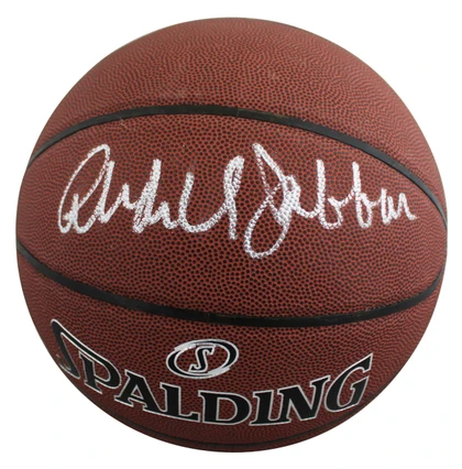 Kareem Abdul-Jabbar Signed Spalding Super Tack I/O Basketball PSA Itp #7A64725