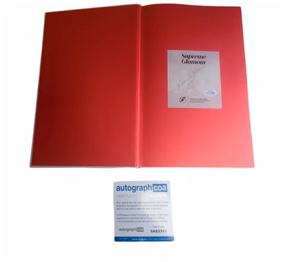 Mary Wilson Supreme Glamour Signed Autographed Book ACOA Version 2