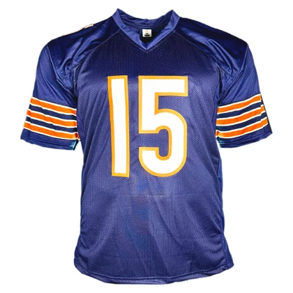 Brandon Marshall Signed Denver Blue Football Jersey (Beckett)