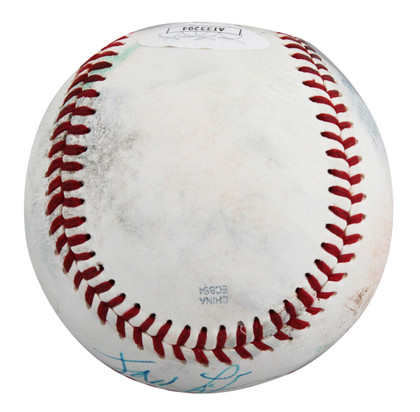 Rangers Jack Leiter Signed Game Used Official Minor League Baseball JSA #AI33294