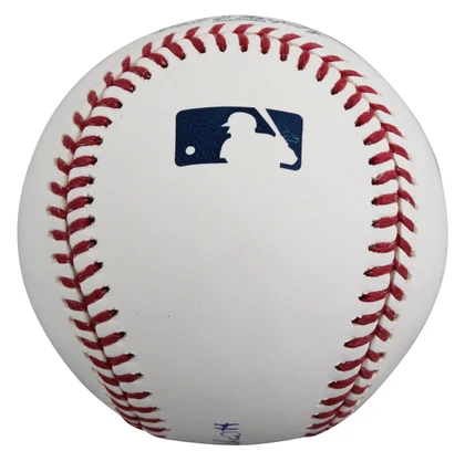 Rangers Sebastian Walcott Signed Robert Manfred OML Baseball BAS Wit #1W490721