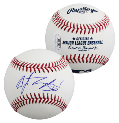 Rangers Wyatt Langford Authentic Signed Robert Manfred OML Baseball JSA #AU76560