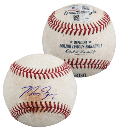 Rangers Marcus Semien Signed Game Used Robert Manfred OML Baseball BAS #BL72002