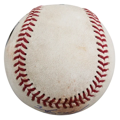 Rangers Marcus Semien Signed Game Used Robert Manfred OML Baseball BAS #BL72002