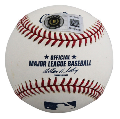 Rangers Frank Howard "1960 NL ROY" Signed Allen Selig OML Baseball BAS #BY101125