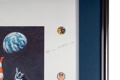 Alan Bean’s “In the Beginning” Print Signed by 20 Apollo Astronauts
