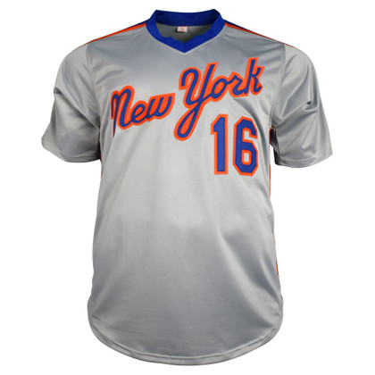 Dwight "Doc" Gooden Signed New York Grey Baseball Jersey (JSA)